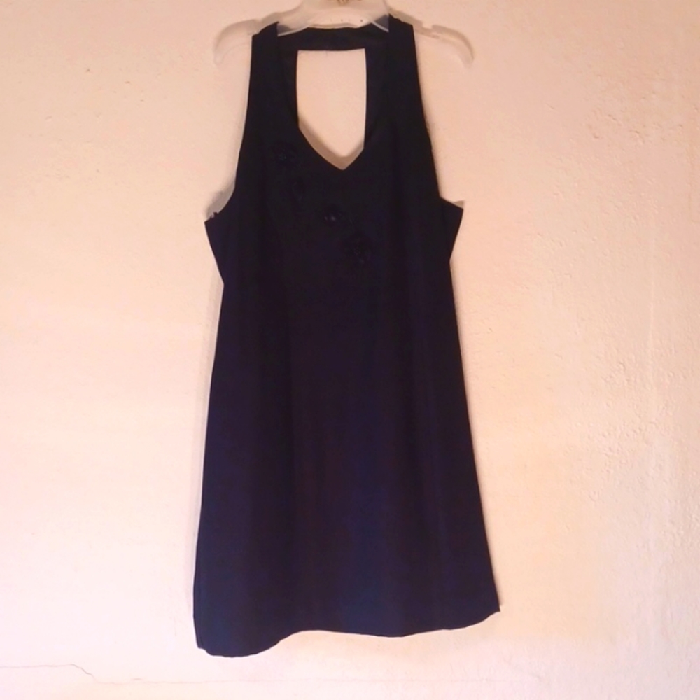 Black cocktail dress